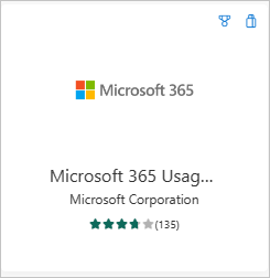 顯示 Microsoft 365 使用量分析 Web 應用程式的螢幕擷取畫面。