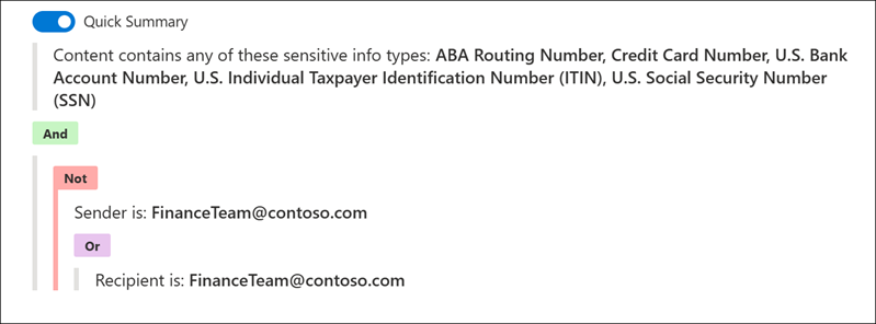 通訊合規性條件產生器範例 10.