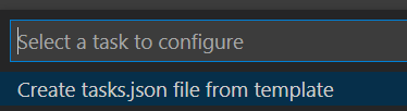 用模板建立 DKE 的檔案tasks.json。