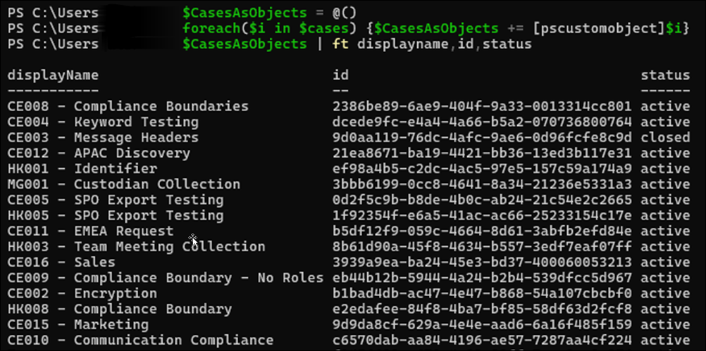 PowerShell 範例用來轉換雜湊表。