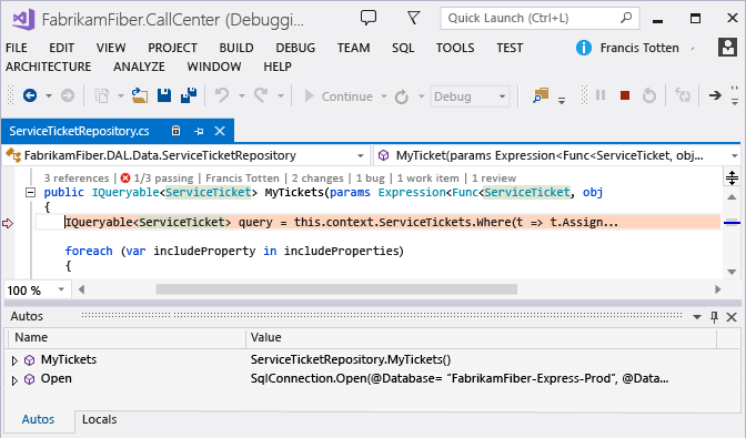 從效能事件移至應用程式程式碼FFR_ITSummaryPagePerformanceGoToCode