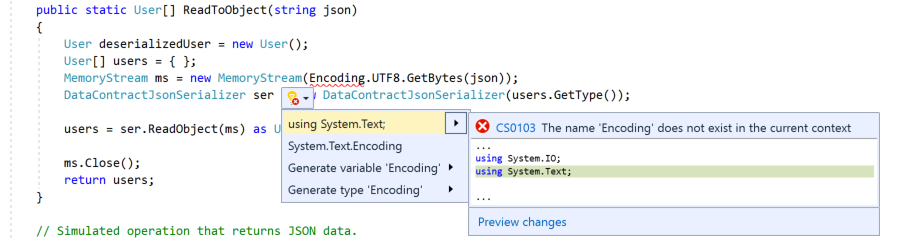 使用燈泡修復程式碼