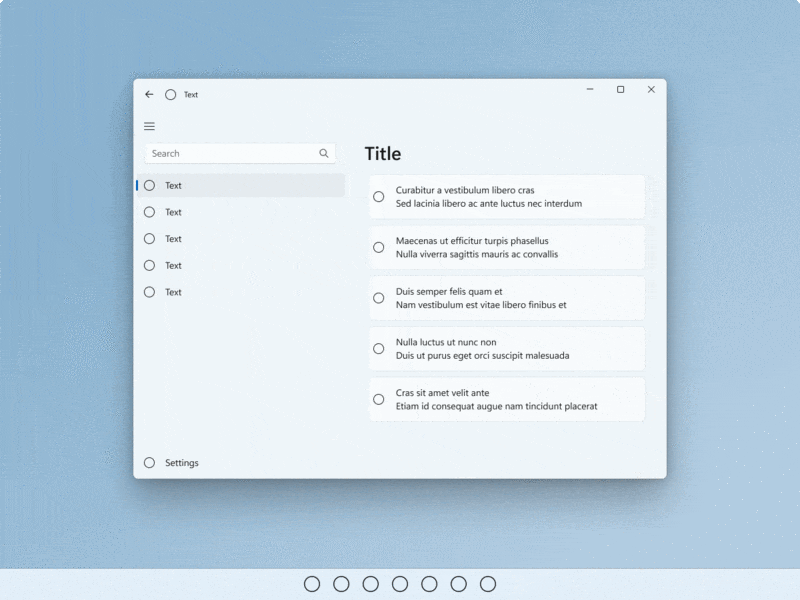 顯示使用者按下並拖曳物件以重新排列的動畫 GIF。