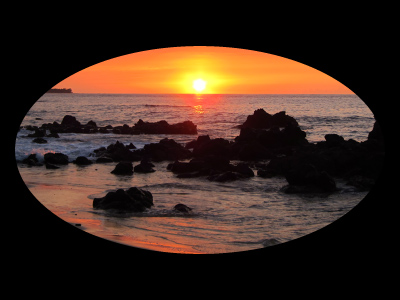 ImageBrush 繪製的橢圓形。