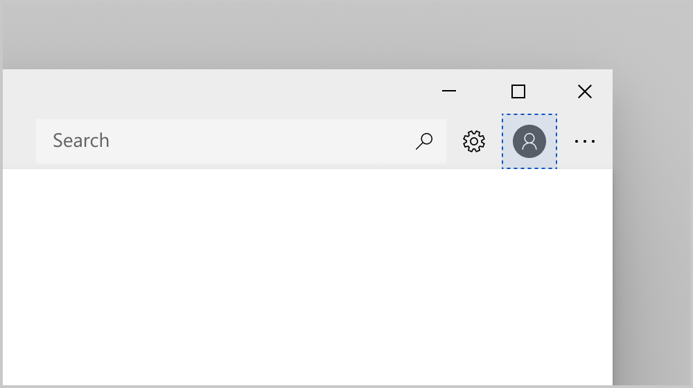 窗格底部上層導覽