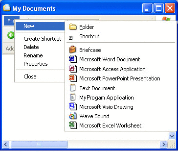 自訂新功能表的螢幕快照