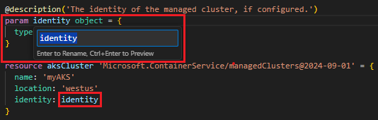 擷取參數的螢幕擷取畫面。