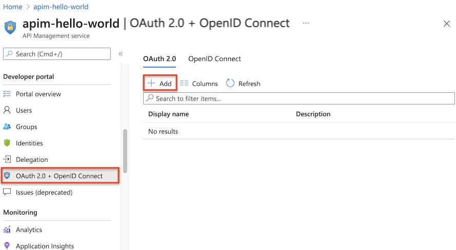 OAuth 2.0 功能表