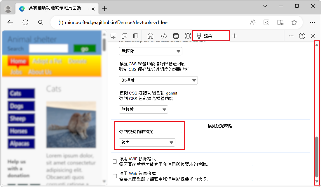 模擬模糊頁面