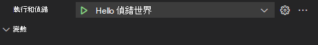 Visual Studio Code 中的執行分頁