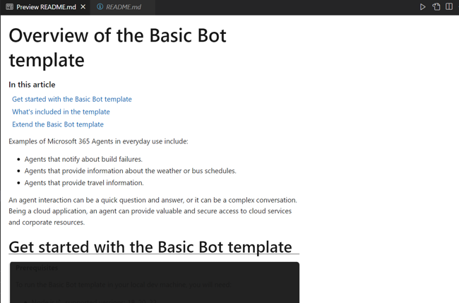 Screenshot shows the app created.