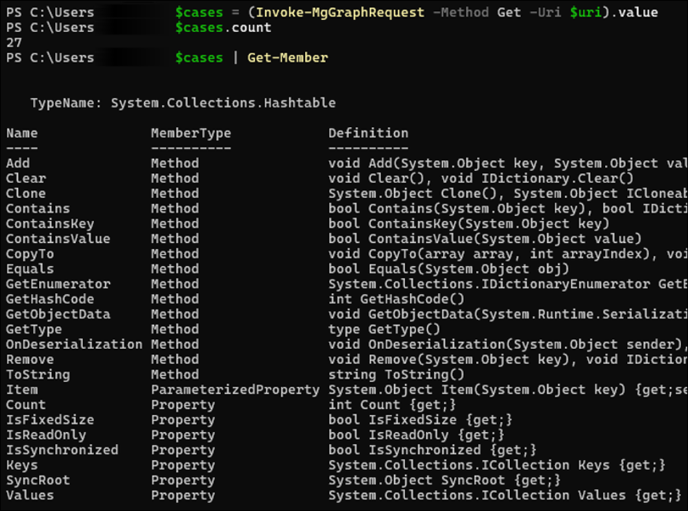 用於擷取 URL 的 PowerShell 範例。