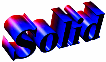 Figure 1 Solid 3D Text