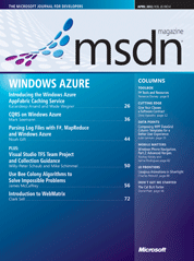 MSDN Magazine 4 月 2011