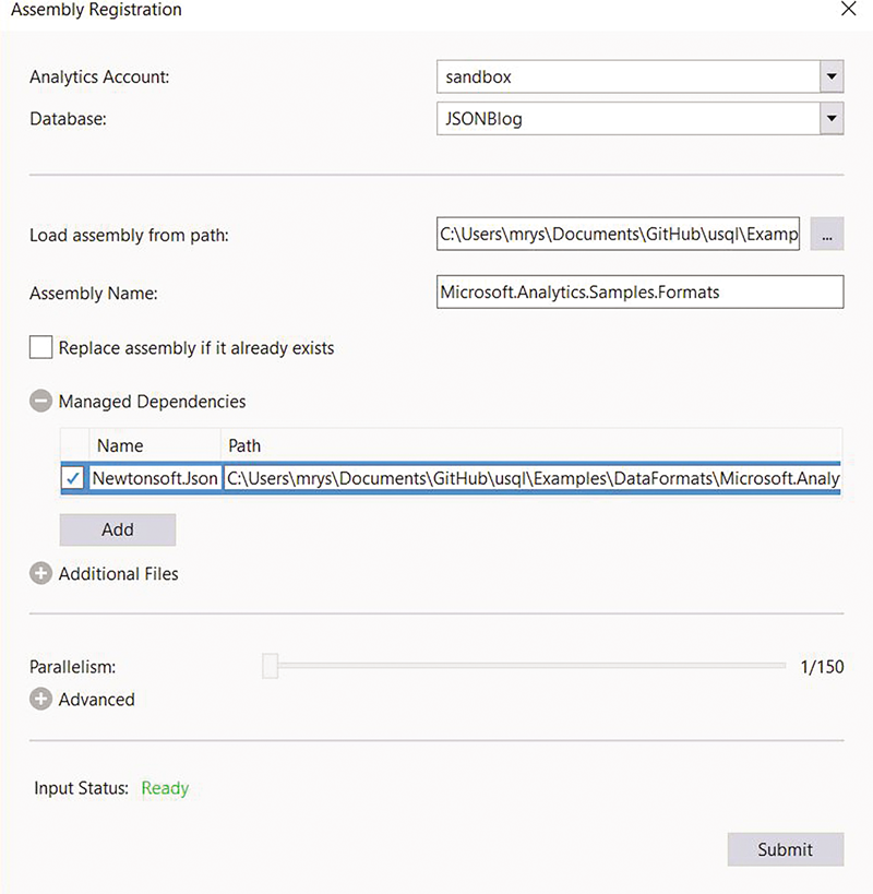 在 Visual Studio 登錄格式組件