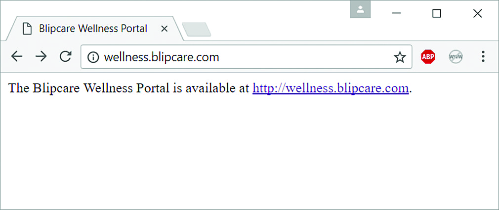不，我已經是 wellness.blipcare.com？