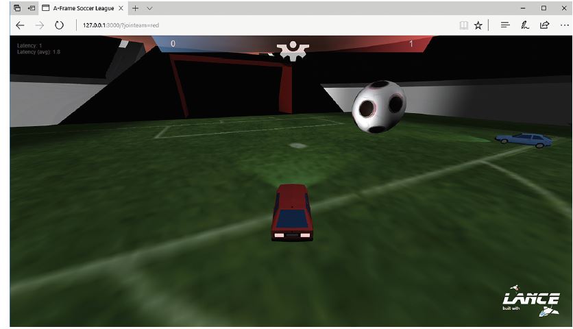 在您的瀏覽器中播放足球汽車