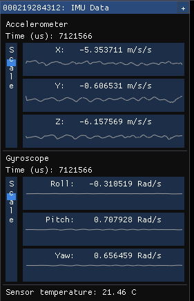 Motion sensor view