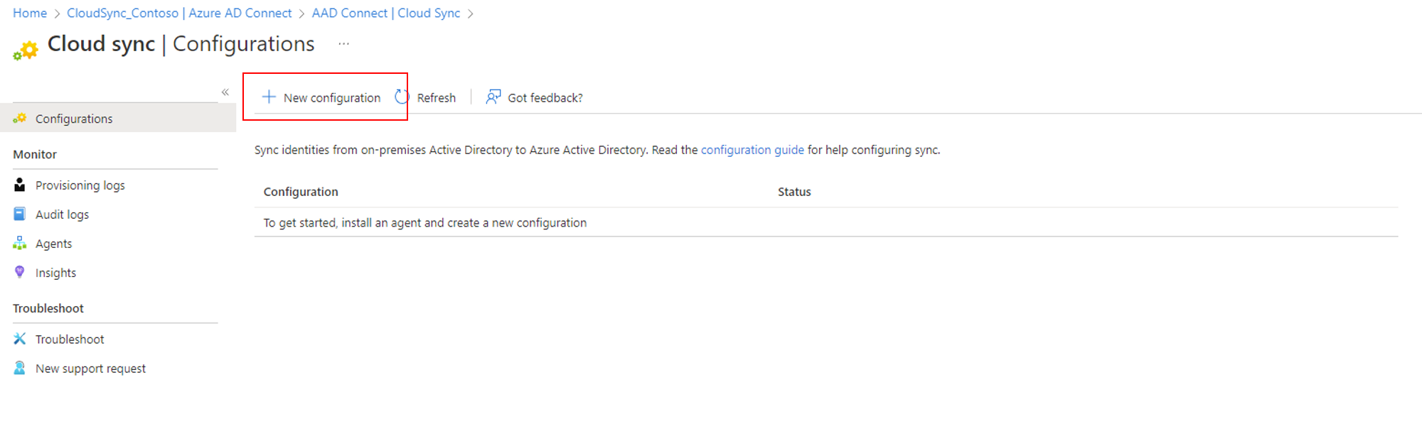 新增設定的螢幕擷取畫面。