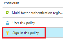 Sign-in risk policy