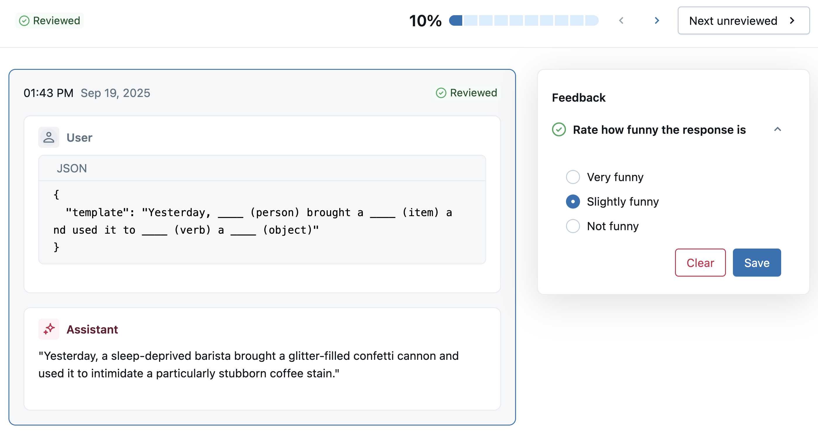 檢閱應用程式 UI 以收集專家意見反應