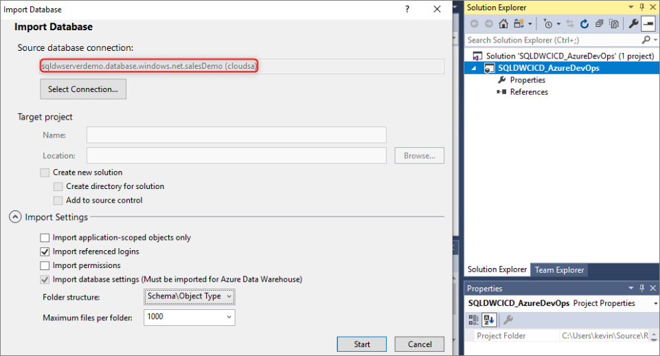 Import Project Import Project