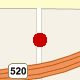 Image that shows a red circle as the pushpin icon style