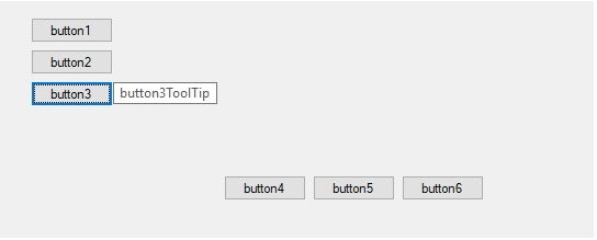 Screenshot of tooltip when user navigates to button with the keyboard.