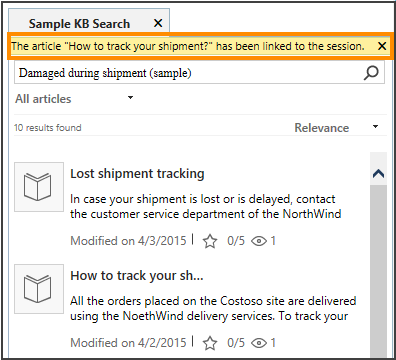 Link article to a case Link article to a case.