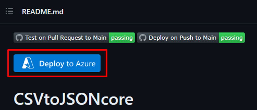 部署 Azure 函式的螢幕擷取畫面。