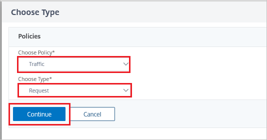 「Citrix ADC SAML Connector for Microsoft Entra 設定：[選擇類型] 窗格」的螢幕擷取畫面。