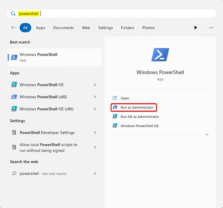 PowerShell 啟動