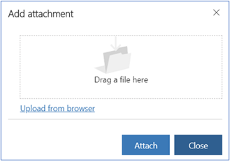 Add an attachment Add an attachment.