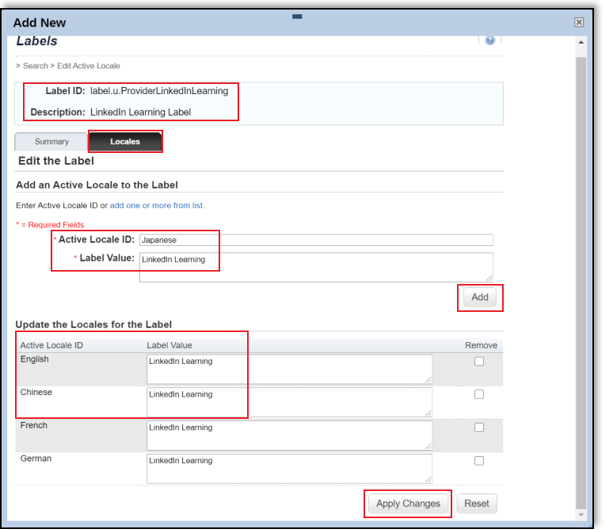 successfactors-create-label-screen