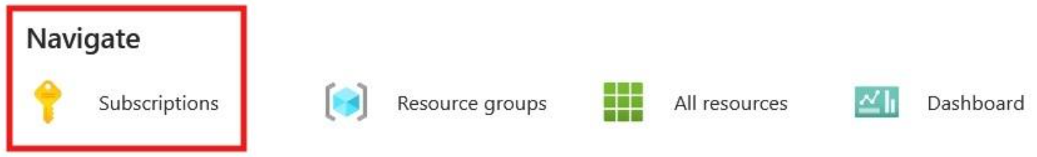 顯示 [瀏覽] 區段的螢幕快照，其中已醒目提示 [訂閱]。