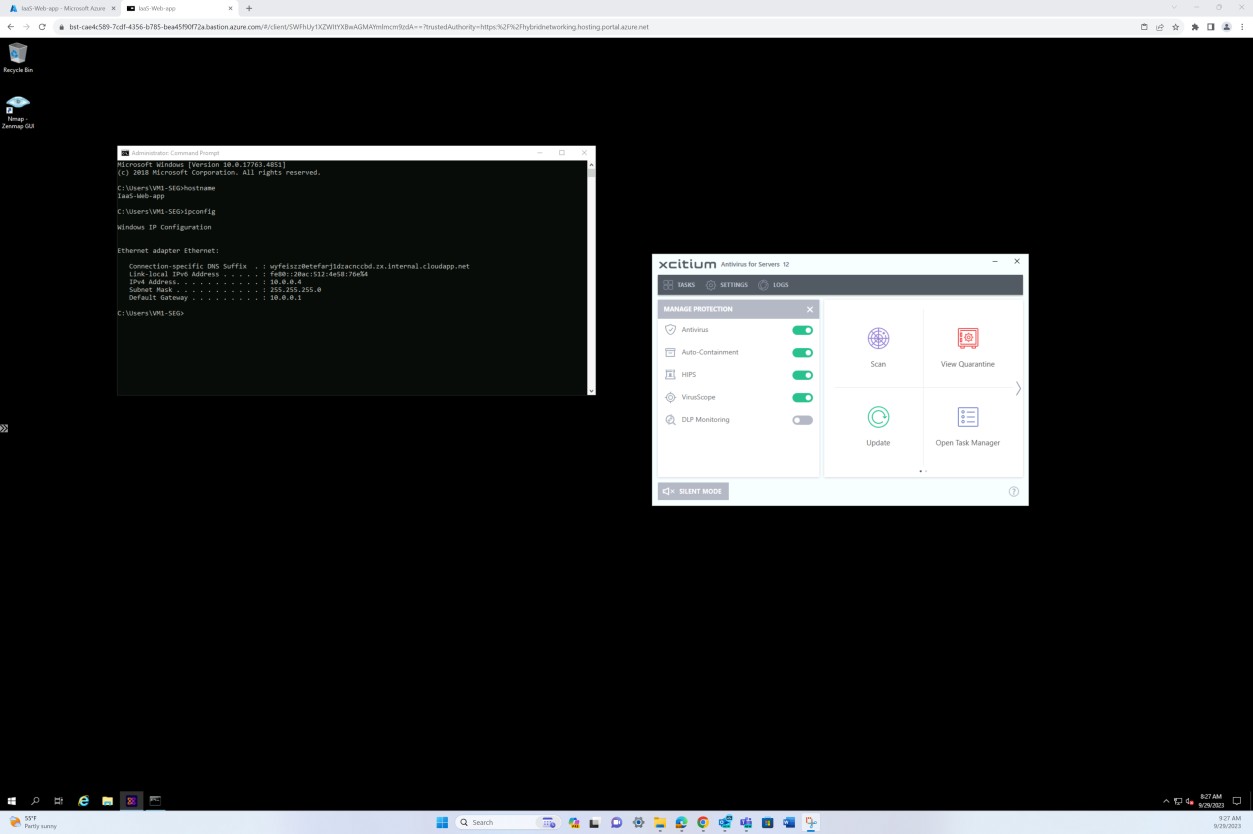 命令列乙太網路介面卡設定報告。