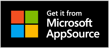 「從 Microsoft AppSource 取得」徽章的螢幕擷取畫面
