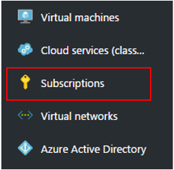 Azure 訂用帳戶