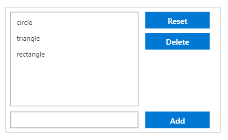 帶有刪除按鈕的所有控制項 帶有刪除按鈕的所有控制項。