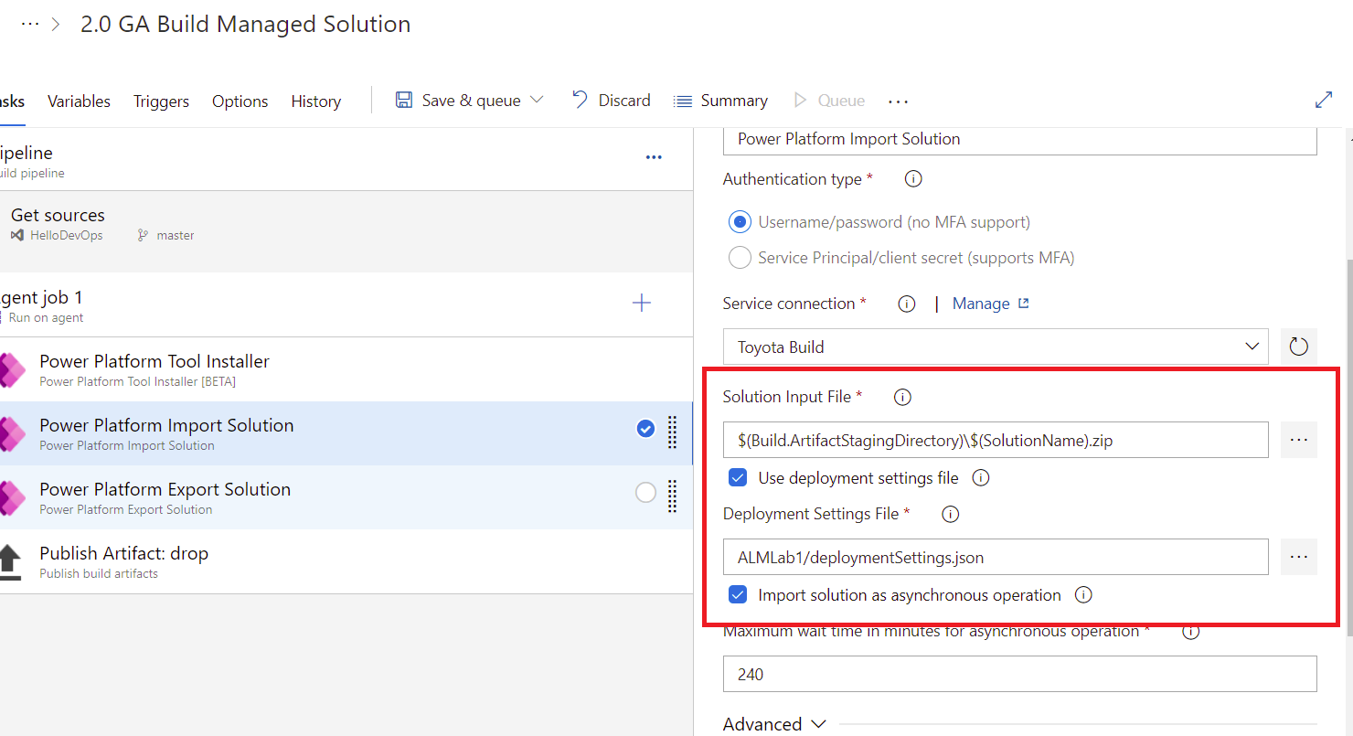 使用部署設定檔案
