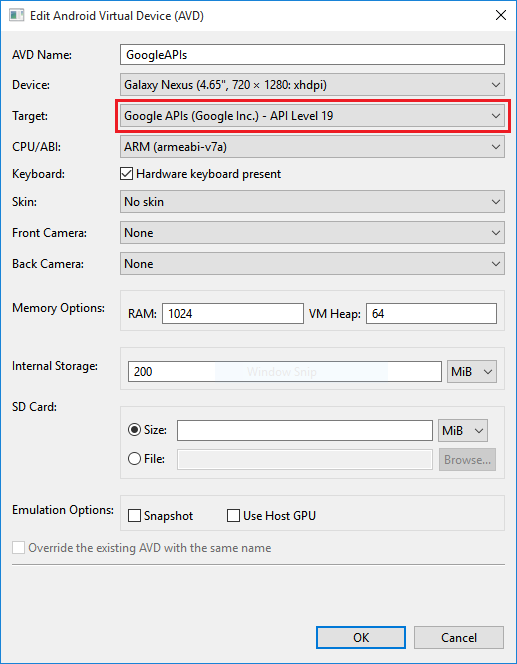 Android 虛擬設備管理員