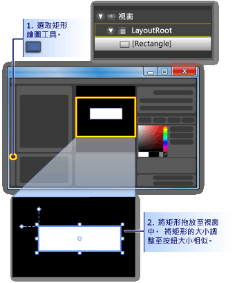 繪製矩形的方式