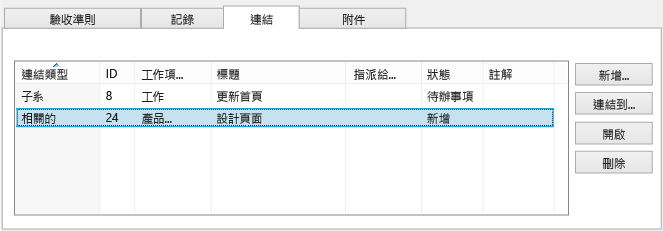 連結控制選項 (Team Explorer、Eclipse)