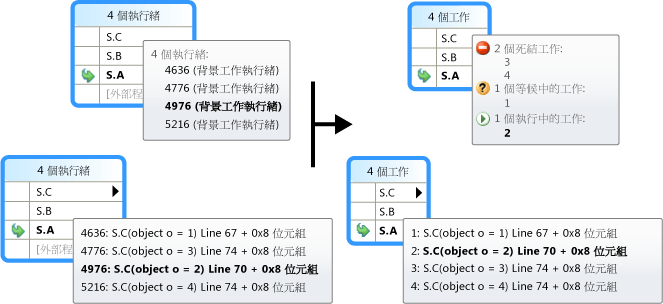 [平行堆疊] 視窗中的工具提示