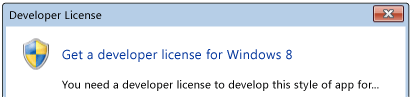 取得 Windows 開發人員授權