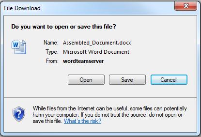 File Download dialog