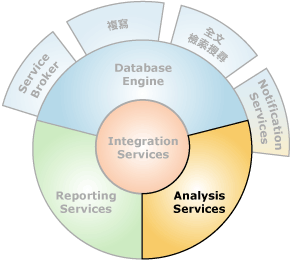 與 Analysis Services 互動的元件