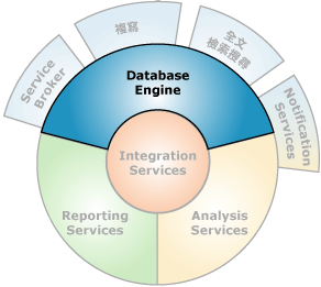 與 Database Engine 互動的元件