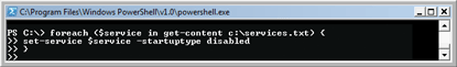 圖 2 Windows Powershell 知道建構已開始