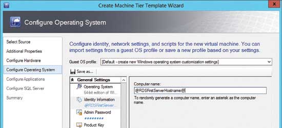 Set the computer name as a variable using the “@” symbol.